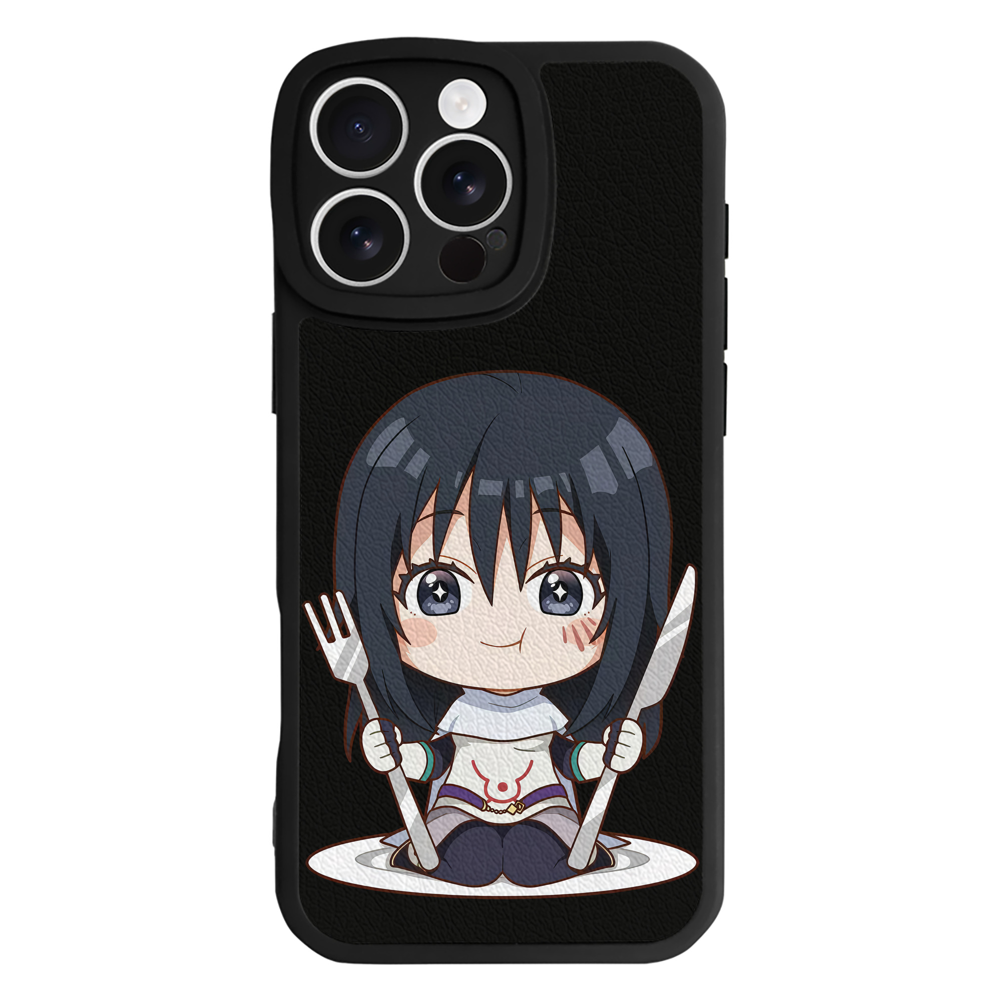 （画像用） 転スラ Regarding Reincarnated to Slime 【iPhone 16シリーズ対応】シリコンスマホケース（レザー調） 材質：シリコン